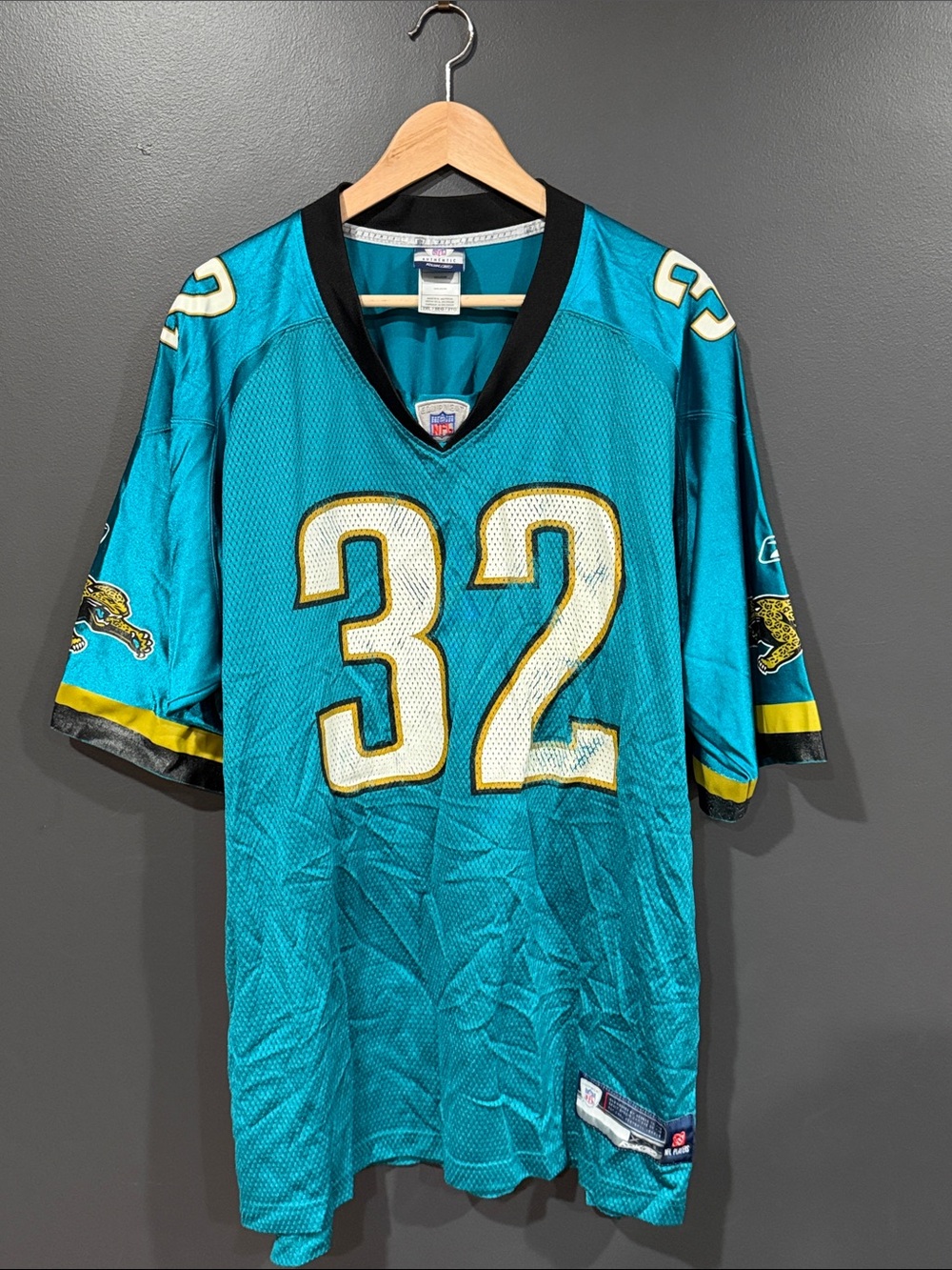 Reebok Jacksonville Jaguars Jones-Drew Teal #32 Football Jersey